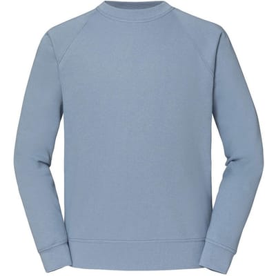 Fruit of the Loom Heren Klassiek Raglan Sweatshirt (Mineraalblauw)