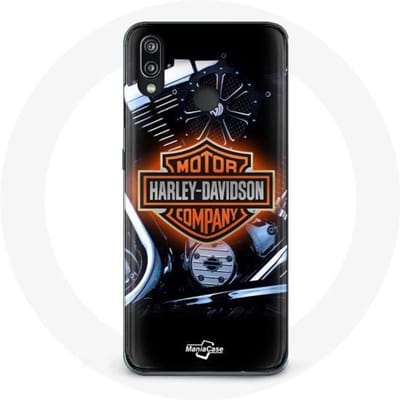 Coque pour Huawei P20 Lite - Harley Davidson - Logo - Rigide - Noir - Protection