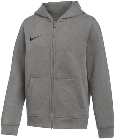Nike Park 26 Fleece Full-Hoodie met Rits Kinderen Donkergrijs - Maat M
