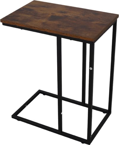 SensaHome - Antieke Houten Bijzettafel - Sofa Bloemenplank - 48x30x59cm - Hout