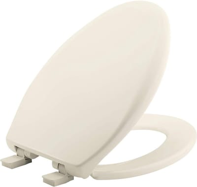 Toiletbril - Zitting Toilet - Badkamer Comfort - Langzaam Sluitend - 49x36 cm - Linnen
