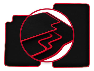 CARLUX-RED automatten voor: Mercedes SLK R170 cabriolet (1996-2004)