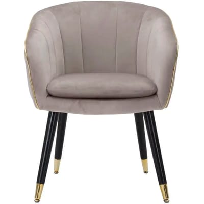 Fauteuil Parmchair Paris Grigia/gold 62×58×78 cm