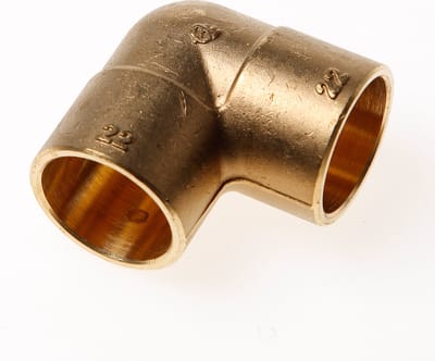 Bonfix soldeer knie - 22 mm messing