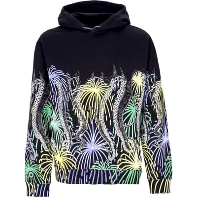 Vuurwerk Hoodie Zwarte herenhoodie