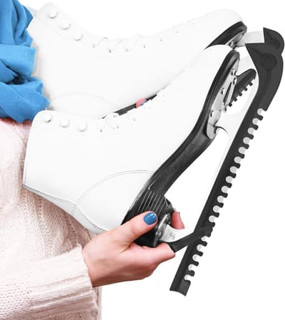 2 Pairs Ice Skating Protectors - Adjustable Non-Slip Ice Skate Protectors voor Kids en Volwassenen - Universeel