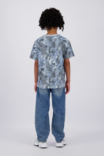 Vingino Hucan Faded Blue Maat: 2 | T-Shirts Outlet | Unisex | Blauw