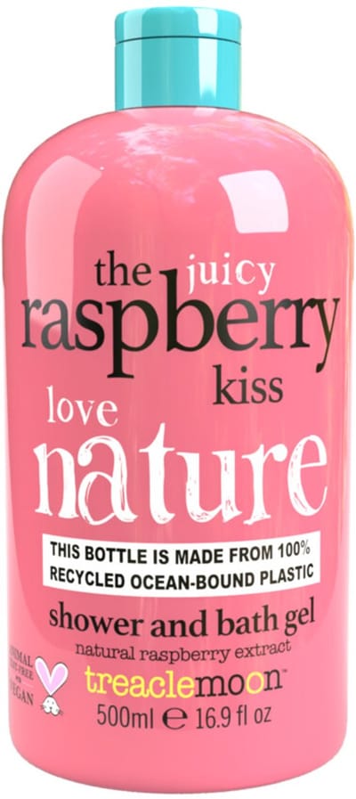 Treaclemoon - Bad en Douchegel The Raspberry Kiss - 6 x 500 ml - Voordeelverpakking