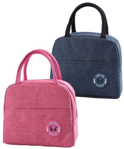 Dailygoods- Lunchtas Geïsoleerd 2 Stuks - Koeltas Klein - Bento Zak - Duurzaam Oxford-doek - Voor Werk/Picknick/Outdoor