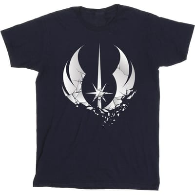 Star Wars Heren Obi-Wan Kenobi Order Fractured T-Shirt (Marineblauw)