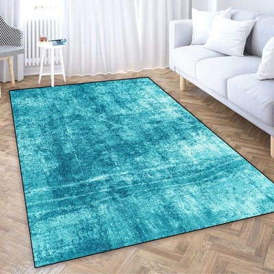 Moderne Inktwas Tapijten Woonkamer Abstracte Esthetiek Slaapkamer Decoratie Antislip Grote Oppervlakte Kleden Kantoor Ingang Vloermatten 60*90cm