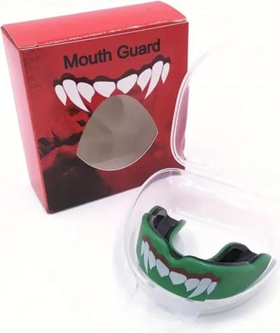 Nivard Mouthguard - Bitje Kickboksen - Vechtsport - Gebitsbeschermer - Boksen - Volwassen - Tanden - Vampier - Groen