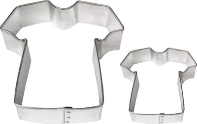 RVS T-Shirt Vorm Koekjesvormpjes Set van 2