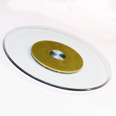 Draaitafel Glas - Draaibaar Dienblad - Tafel Serveren - Gehard Glas - 80cm - Goud