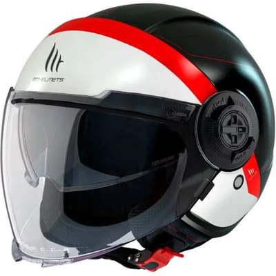 Volgelaatshelm met twee schermen MT Helmets Viale SV S 68 Unit A5