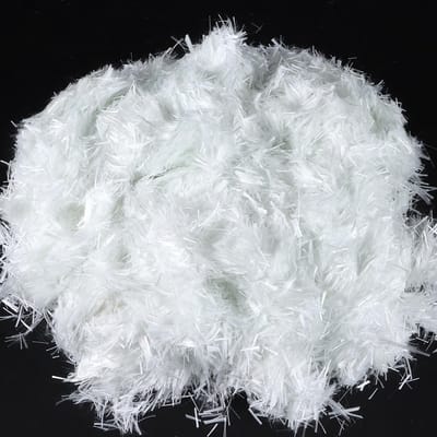 Betonvezels Mengsel - Mortel Vezels - Scheurpreventie Beton - Hybride Vezel Technologie - 12 mm Lengte - Wit