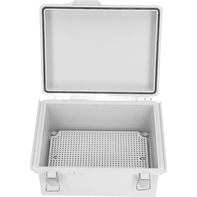 Boîte de jonction ABS IP67 Étanche Boîtier électrique DIY pour Intérieur Extérieur 220x170x110mm