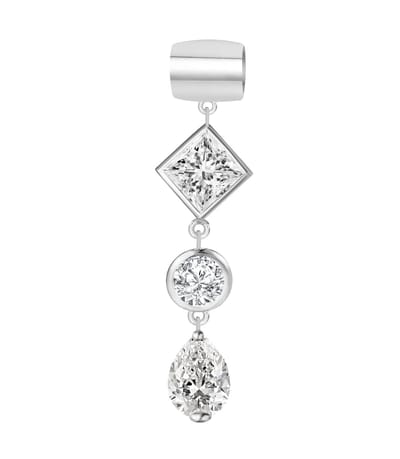 Quiges - 925 - Zilveren - Bedels -Sterling zilver - Beads - Zirkonia Hanger Kraal Charm - Geschikt – voor - alle bekende merken - Armband Z214