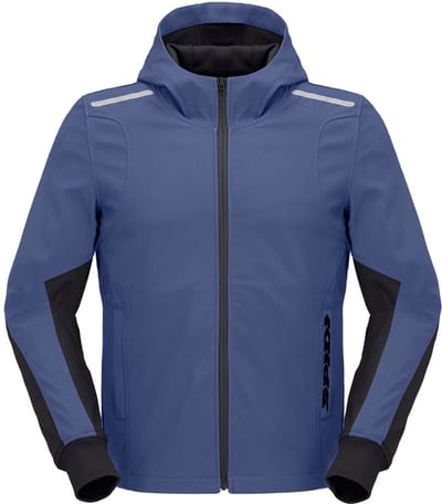 Spidi Armor Hoodie Licht Sky Blauw Zwart - Maat S - Jas