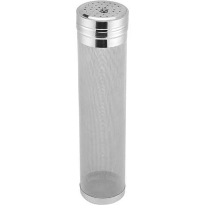 300 Micron RVS Gaas Bierfilter voor Zelfgebrouwen Thuisbier Thuiskoffie Dry Hopper white