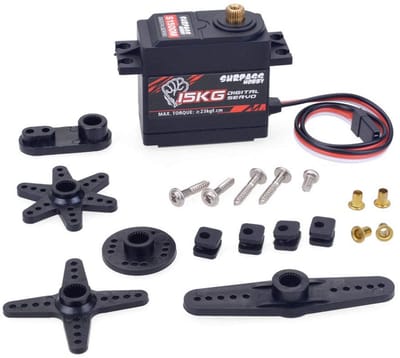 Digitale Servo met Metalen Versnellingsbak voor hoge snelheid Auto's 1:8 1:10
