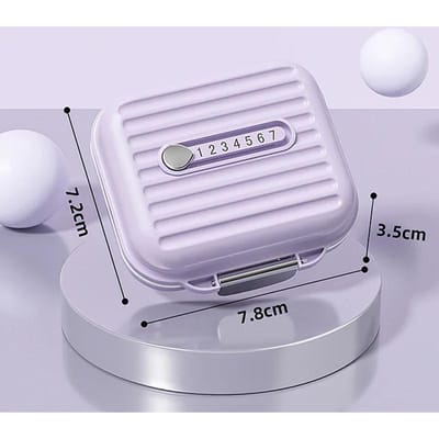 7 Vakken Mini Draagbare Pillendoos Wekelijkse Medicijn Vitamine Opbergorganizer Reis Tabletten Verzegelde Doos Pillendoosje Container