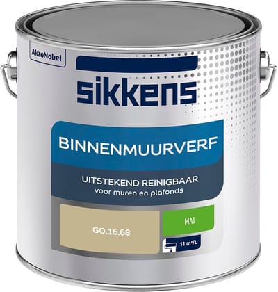 Sikkens - Binnenmuurverf Mat - G0.16.68 - Mengverf - 2,5 L