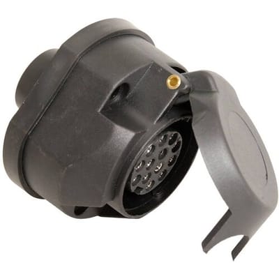 HP Autozubehör 28253 Aanhangerstopcontact [Stekker, 15-polig - Stekkerdoos, 13-polig] Kunststof