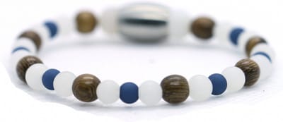 Ibizamen KIDS - Jongens - armband - mix - howliet 4mm