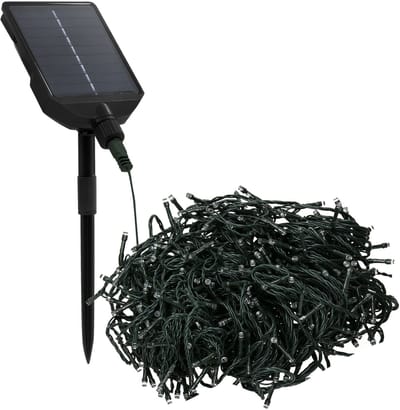 LED solar lichtketting 11 m met 560 warmwitte LED's 13 standen & timer