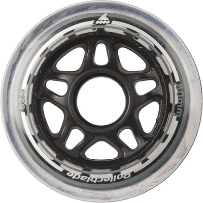 Skeelerwielen Set - Vervangende Rollen - Fitness Skaten - Hoge Snelheid Controle - 80mm 82A - Transparant