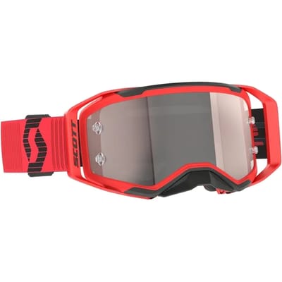 SCOTT Prospect 2.0 kruisbril - Rood/Zwart - Zilver Chrome lens
