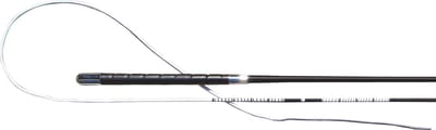 Boogzweep luxe leren handvat zwart  120cm