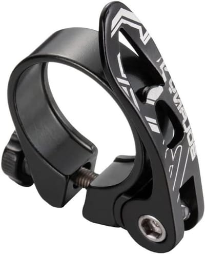 Fiets Zadelklem - Zadelpen Mount - Veilig Fietsen - Snelsluiting Aluminium - 349 mm - Zwart