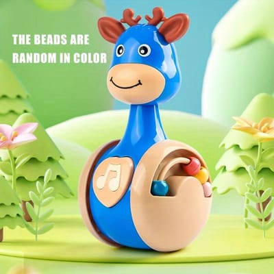 Roly Poly Baby Speelgoed 6 tot 12 Maanden, Tuimelaar Wobbler Speelgoed voor Baby Jongen Meisje - Perfect voor Leren Klimmen & Vroege Educatie!