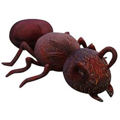 46cm Pluche Rode Mier Simulatie Speelgoed Gevuld Kleine Insect Pop Wilde Dier Sofa Stoel Decor Cadeau 46cm(17.9in)