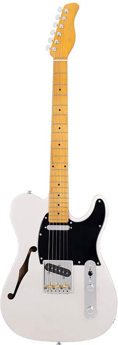 Sire T7TV Hollowbody Elektrische Gitaar Silver