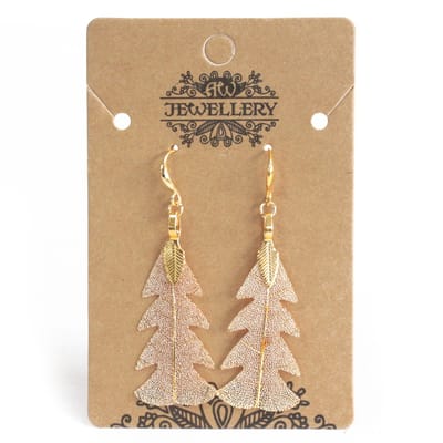 Oorbellen - Feestelijke Spar - Gold - AWGifts
