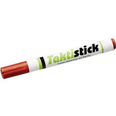 Markeerstift Taktistick, voor Taktifol tactiele folies/tactiborden, wigvormige punt, schrijfkleur rood, 1 stuk