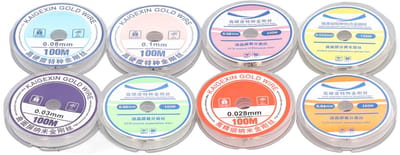 stuks LCD-schermscheidingsdraad van wolfraamlegeringstaal 0,028 0,03 0,035 0,04 0,05 0,06 0,08 0,1 mm snijdraad