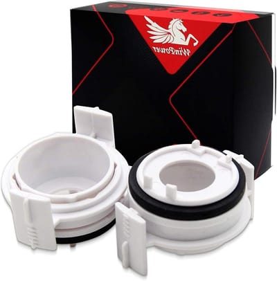 WinPower H7 Xenon Gloeilamp Adapter Houder Clips Retainer Lampvoet Ondersteuning Contactdoos Compatibel met E46 E65 E90, 2 stuks
