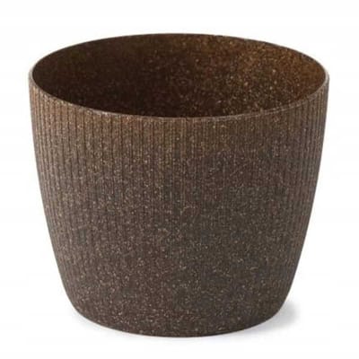 Lamela Magnolia Serie - Kunststof Bloempot - Bruin - 14x11cm - Espresso Kleur