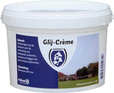 Excellent Glijcrème – Voor verlossing en interne onderzoeken bij lammeren, kalveren, veulens en biggen – Veterinair glijmiddel – Geschikt voor rectaal onderzoek bij koeien en paarden – 500ml
