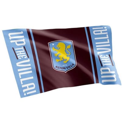 Aston Villa FC Up The Villa Flag One Size