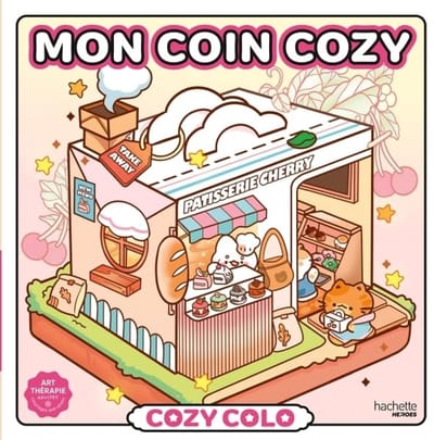Cozy Colo - Mon coin cozy (Mijn gezellige hoekje) - hachette - Kleurboek voor volwassenen