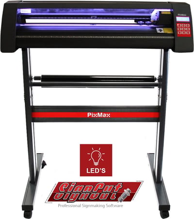 Signcut pro led-vinylsnijder - zwart - 71 cm - incl. beschermhoes