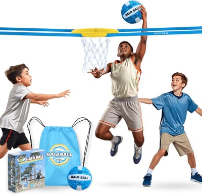 Draagbare basketbalring - Verstelbare hoepel - Buitenspel spelen - Echt draagbaar ontwerp - 38.1 x 38.1 cm - Zwart