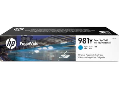 Inktcartridge hp l0r13a 981y blauw