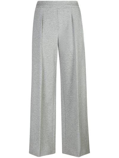 Straight Fit-jersey broek Van DAY.LIKE grijs