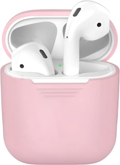 Studio Air® Airpods 2 Hoesje - Soepele Siliconen Case ook geschikt voor Airpods 1 - Roze
